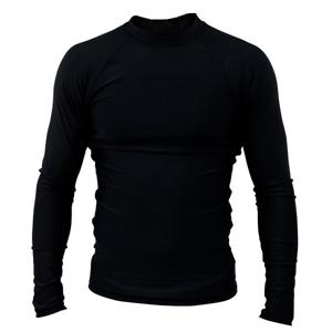 Clinch Gear Basic Black Rashguard - Long Sleeve